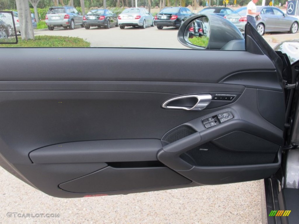 2013 Porsche Boxster Standard Boxster Model Black Door Panel Photo #70155557