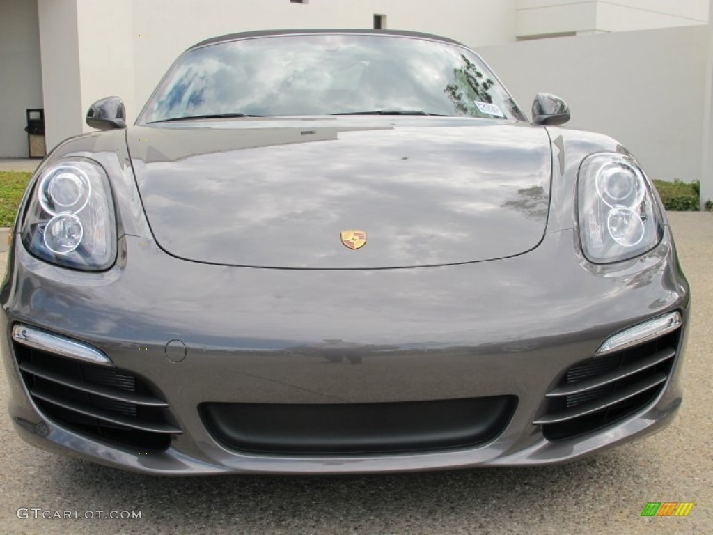 Agate Grey Metallic 2013 Porsche Boxster Standard Boxster Model Exterior Photo #70155575