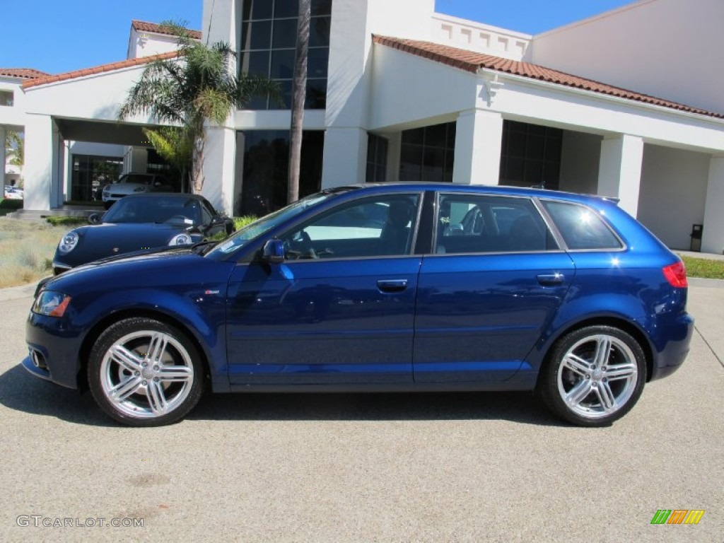 Scuba Blue Metallic 2013 Audi A3 2.0 TDI Exterior Photo #70155998