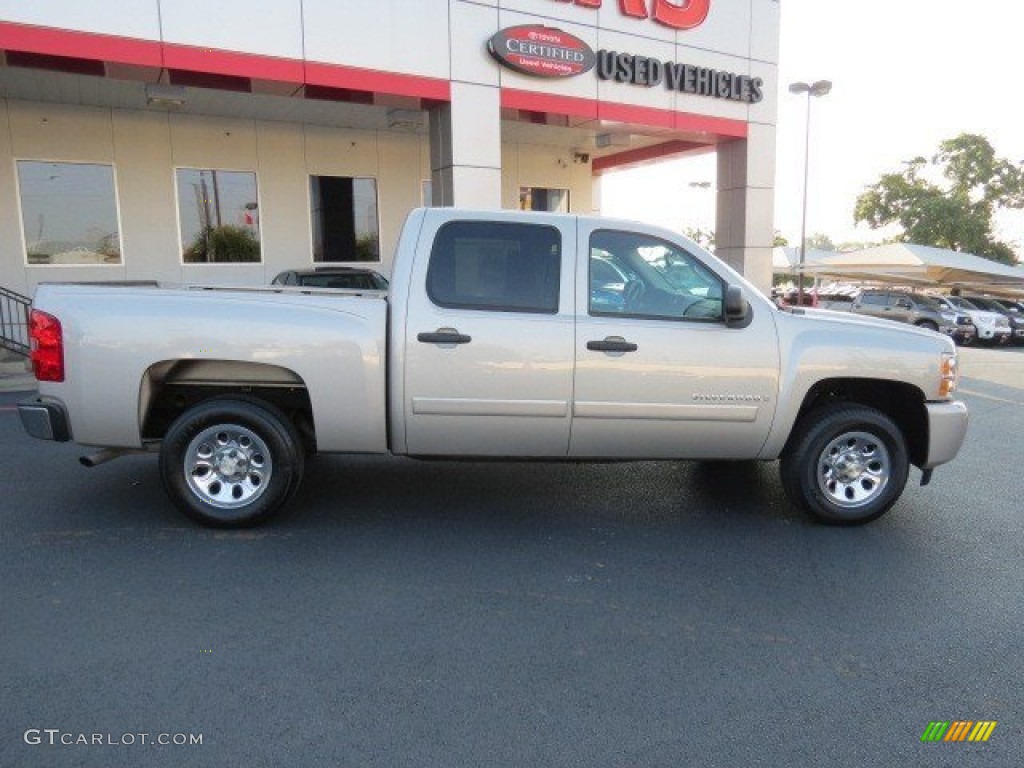 2008 Silverado 1500 LS Crew Cab - Silver Birch Metallic / Dark Titanium photo #8