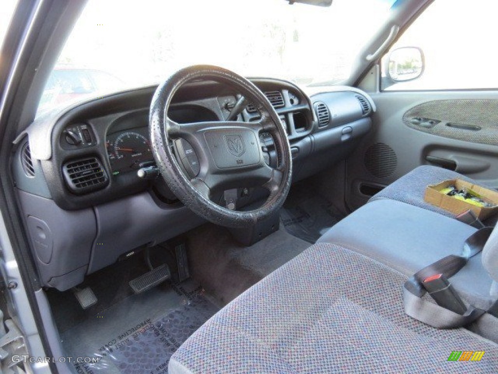 2001 Ram 1500 SLT Club Cab - Bright Silver Metallic / Agate photo #11