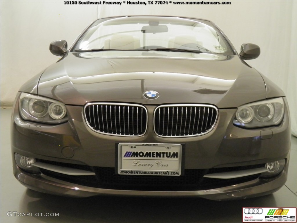 2011 3 Series 335i Convertible - Mojave Metallic / Cream Beige photo #17