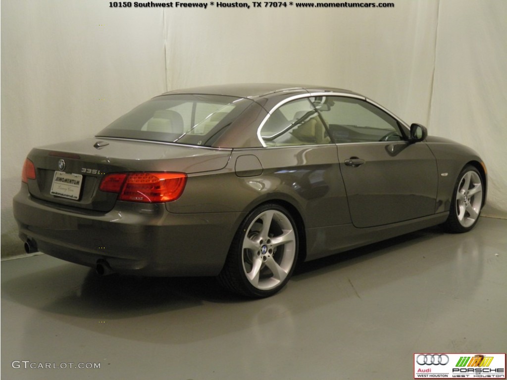 2011 3 Series 335i Convertible - Mojave Metallic / Cream Beige photo #21