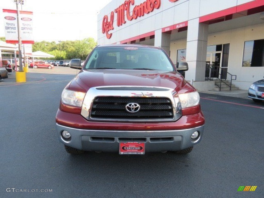 2008 Tundra SR5 TRD CrewMax - Salsa Red Pearl / Graphite Gray photo #2