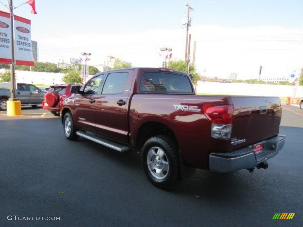 2008 Tundra SR5 TRD CrewMax - Salsa Red Pearl / Graphite Gray photo #5