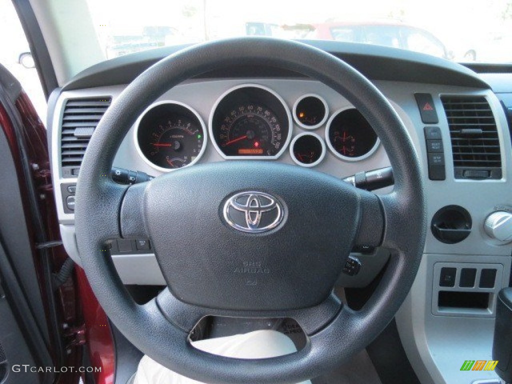 2008 Tundra SR5 TRD CrewMax - Salsa Red Pearl / Graphite Gray photo #17