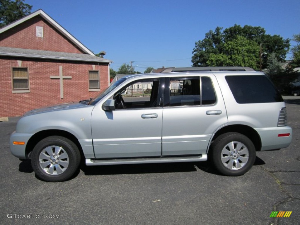 2006 Mountaineer Luxury AWD - Satellite Silver Metallic / Charcoal Black photo #3