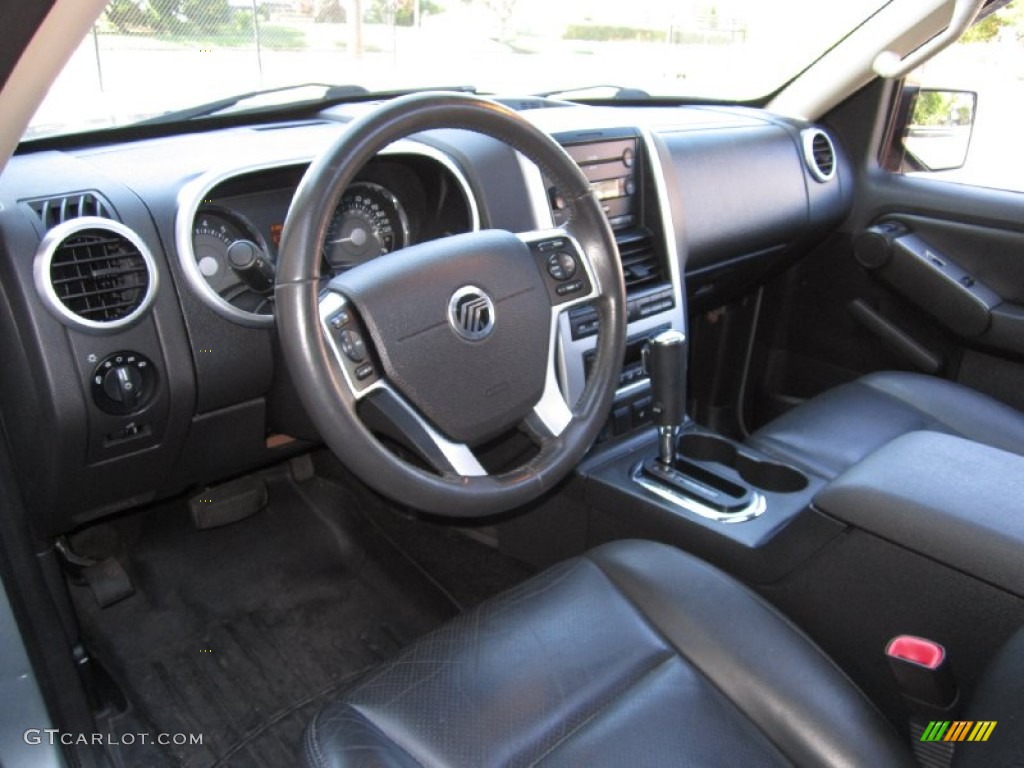 Charcoal Black Interior 2006 Mercury Mountaineer Luxury AWD Photo #70158035