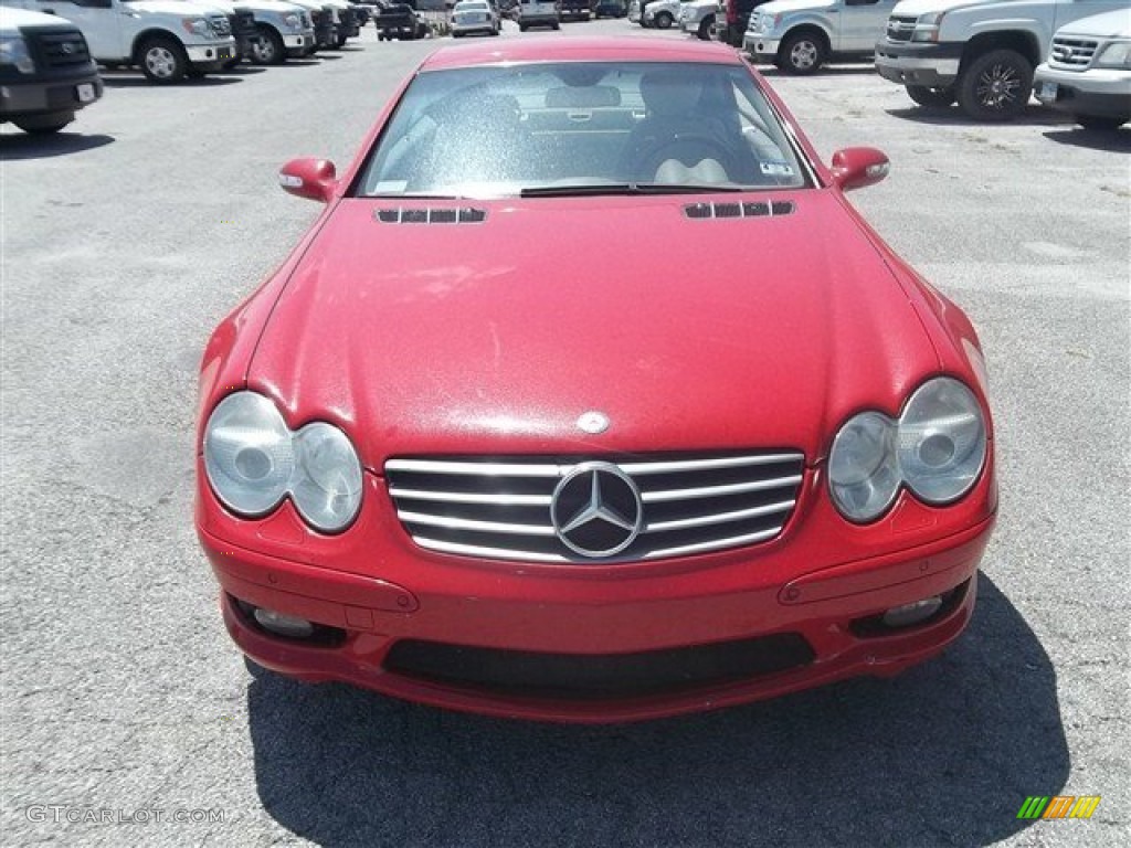 2003 SL 500 Roadster - Magma Red / Stone photo #8