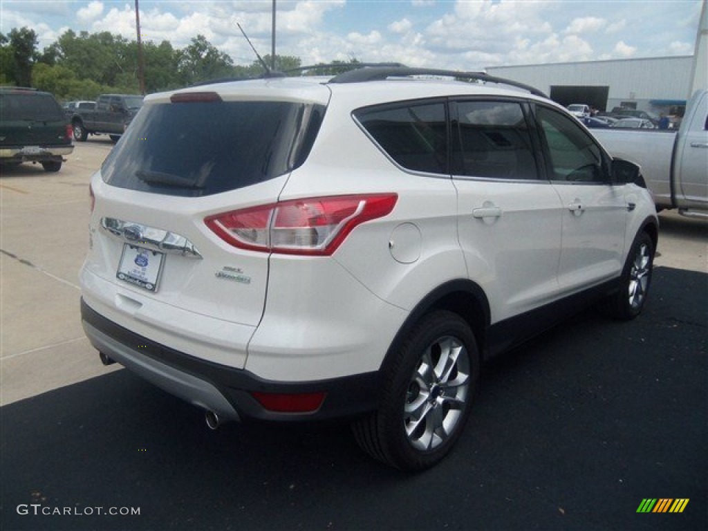 2013 Escape SEL 1.6L EcoBoost - White Platinum Metallic Tri-Coat / Medium Light Stone photo #32