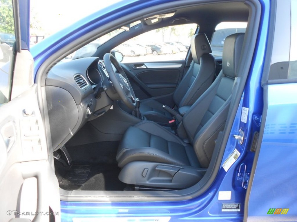 Titan Black Interior 2013 Volkswagen Golf R 4 Door 4Motion Photo #70160189