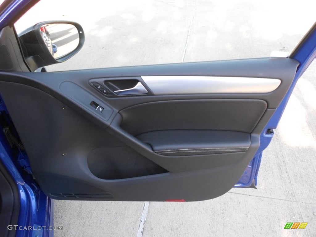 2013 Volkswagen Golf R 4 Door 4Motion Titan Black Door Panel Photo #70160198