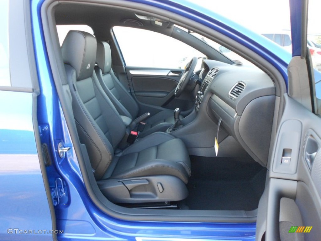 Titan Black Interior 2013 Volkswagen Golf R 4 Door 4Motion Photo #70160207