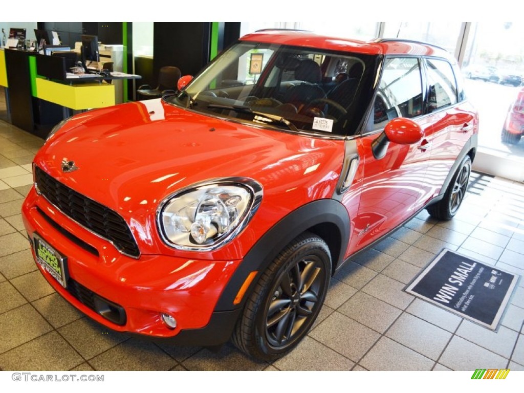 2012 Cooper S Countryman All4 AWD - Pure Red / Carbon Black photo #9