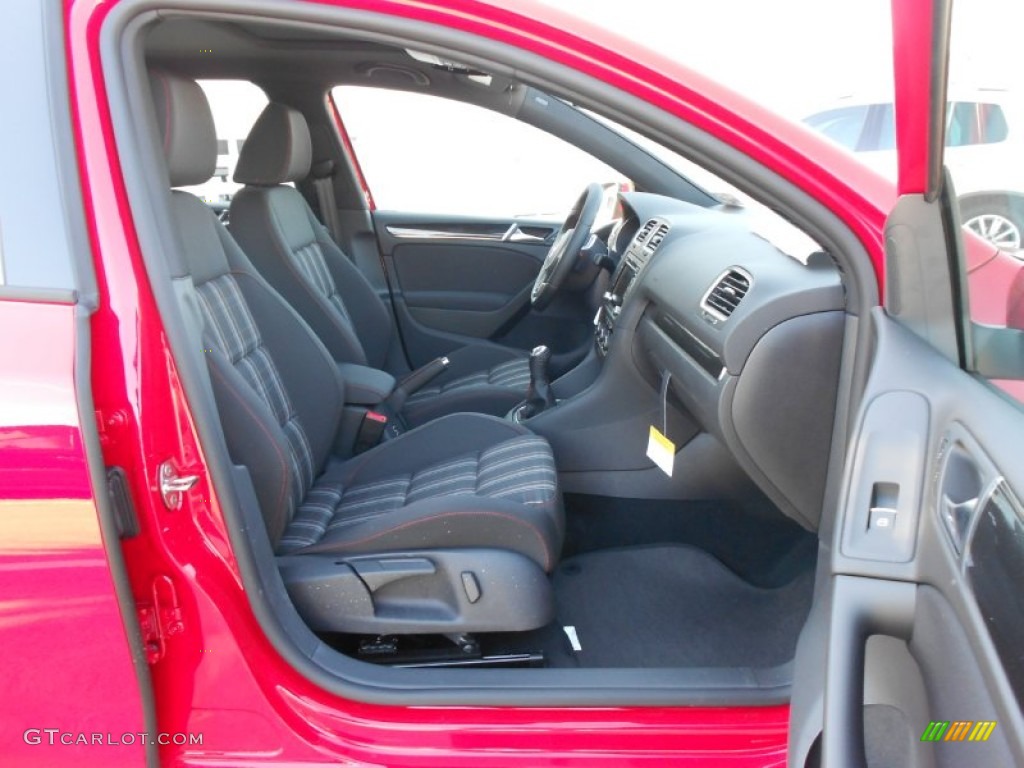 Interlagos Plaid Cloth Interior 2013 Volkswagen GTI 4 Door Photo #70160574