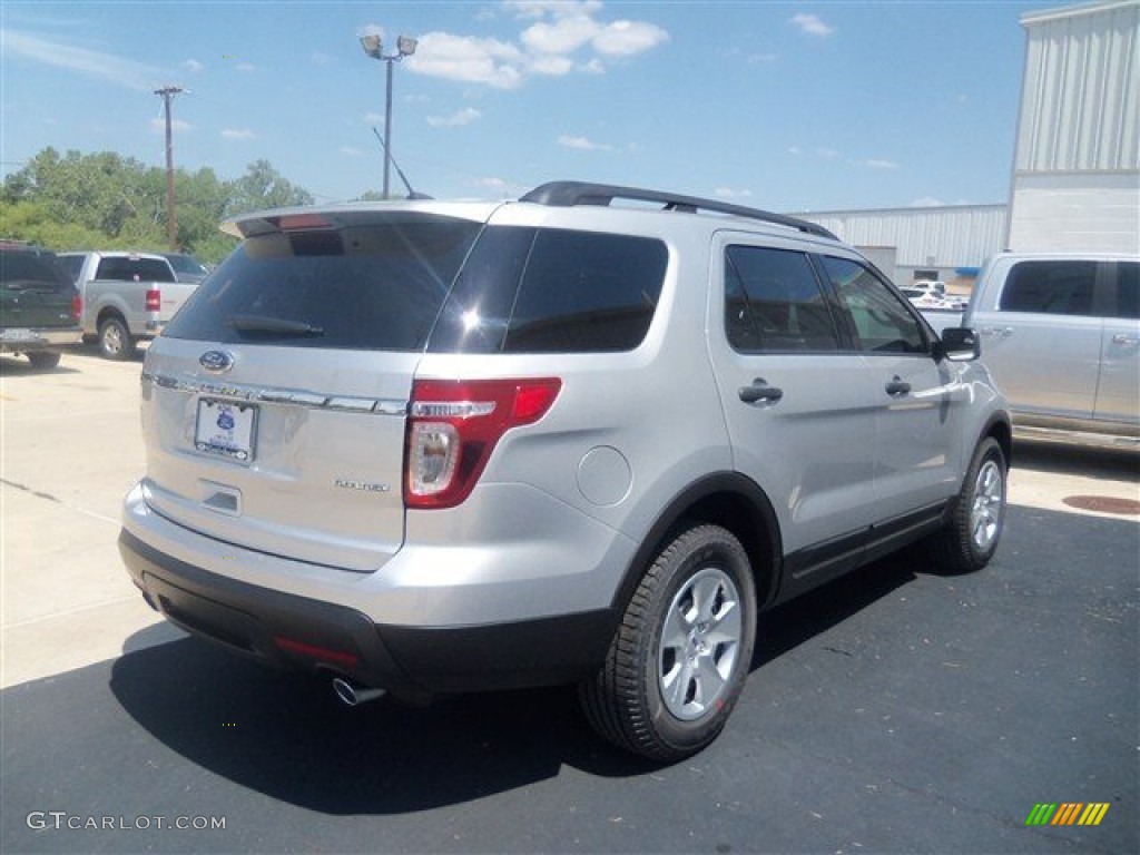 2013 Explorer FWD - Ingot Silver Metallic / Medium Light Stone photo #33