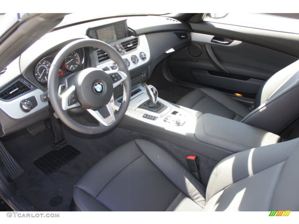 Black Interior 2013 BMW Z4 sDrive 28i Photo #70161215
