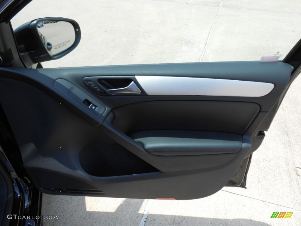 2013 GTI 4 Door Autobahn Edition - Deep Black Pearl Metallic / Titan Black photo #12