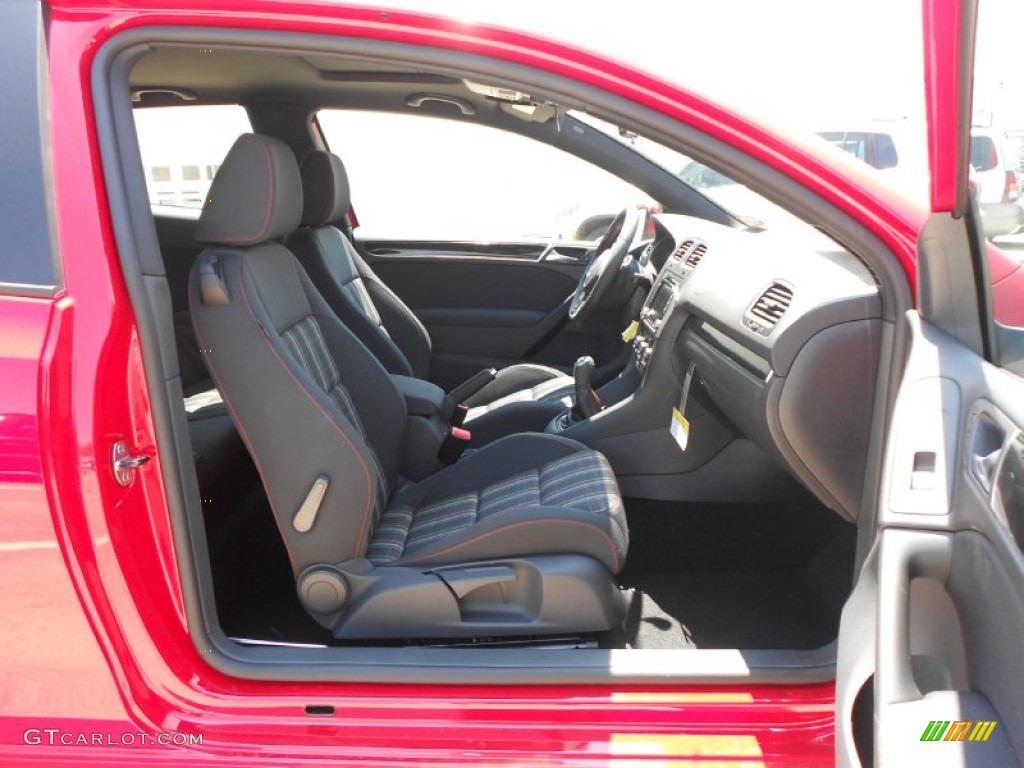 Interlagos Plaid Cloth Interior 2013 Volkswagen GTI 2 Door Photo #70161467