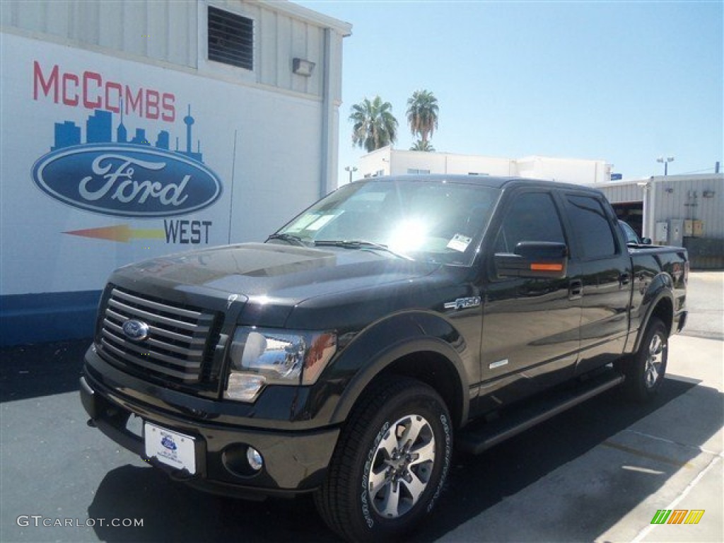 2012 F150 FX4 SuperCrew 4x4 - Tuxedo Black Metallic / Black photo #1