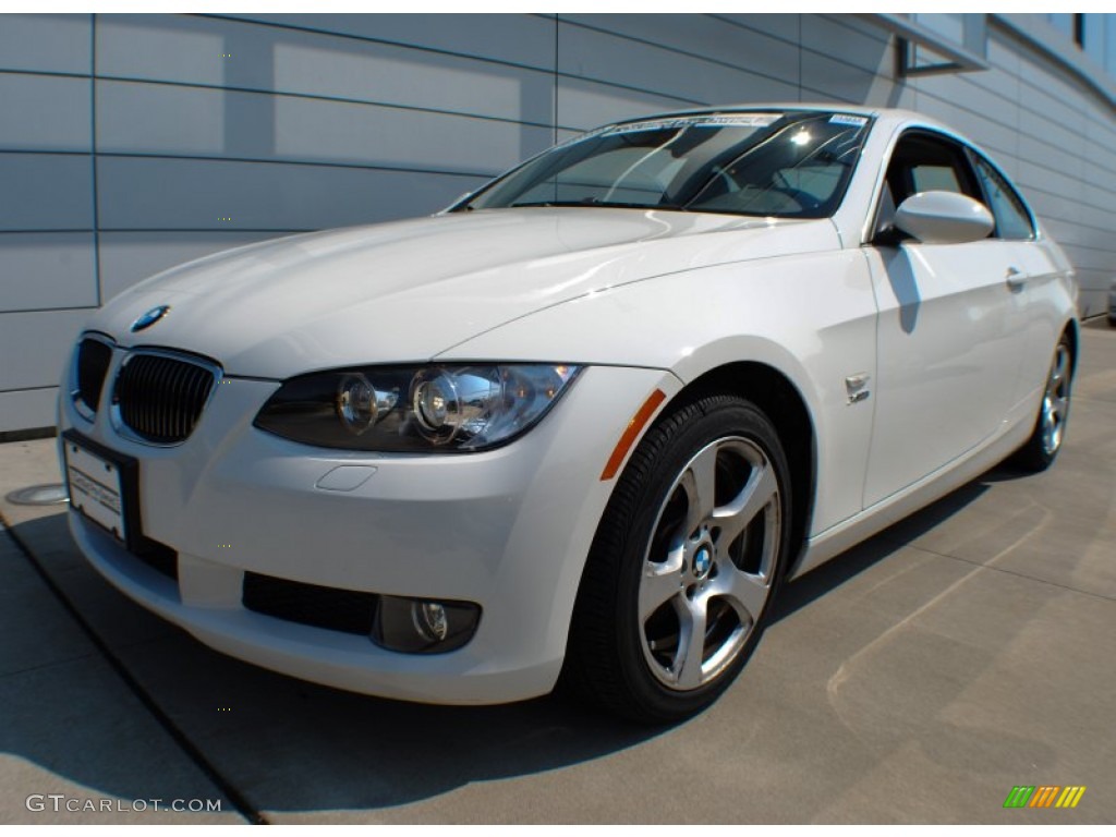 2009 3 Series 328xi Coupe - Alpine White / Black photo #1
