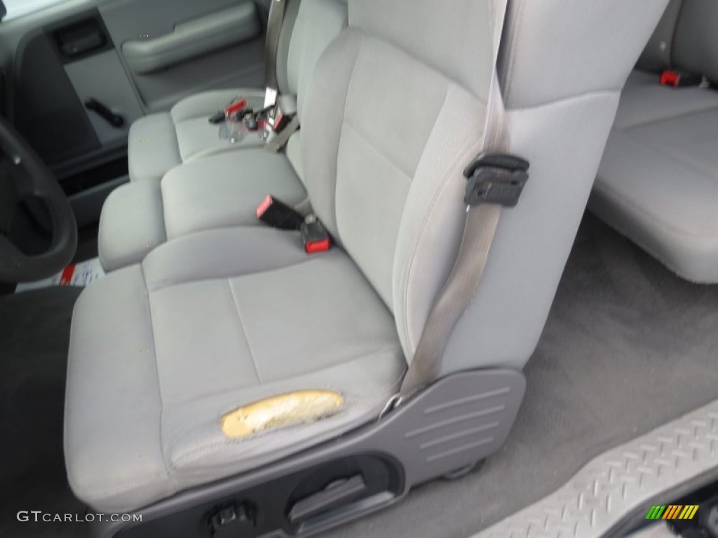 2004 F150 STX SuperCab - Black / Medium/Dark Flint photo #29