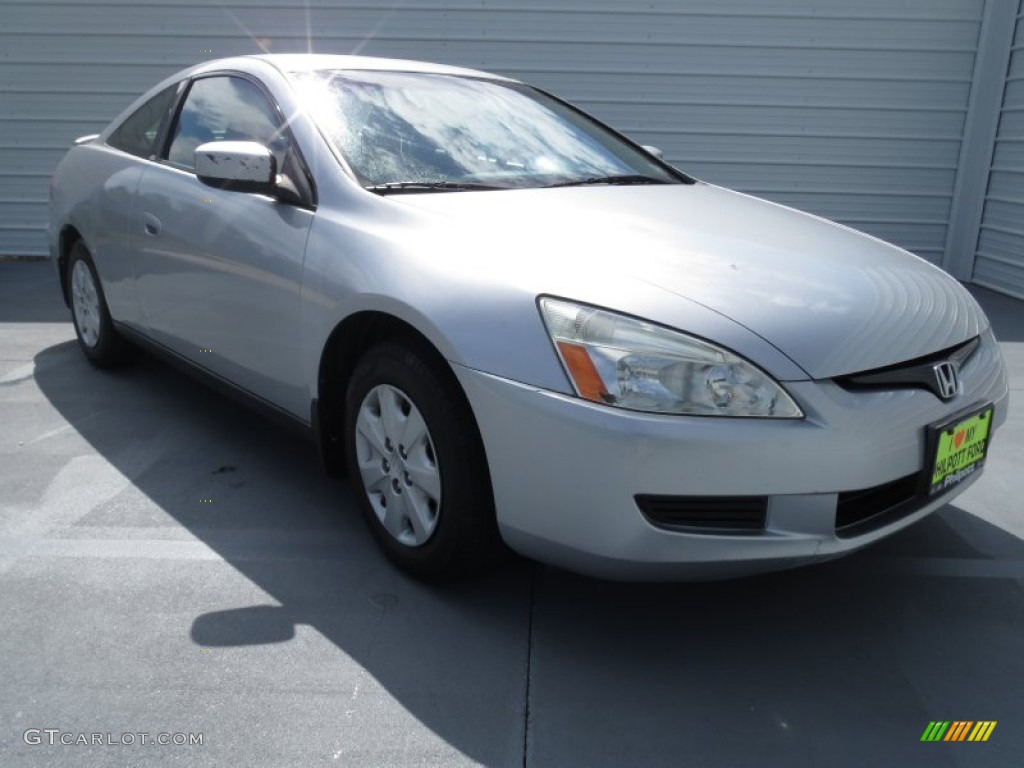 2003 Accord LX Coupe - Satin Silver Metallic / Black photo #1