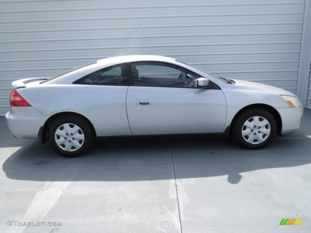 2003 Accord LX Coupe - Satin Silver Metallic / Black photo #2