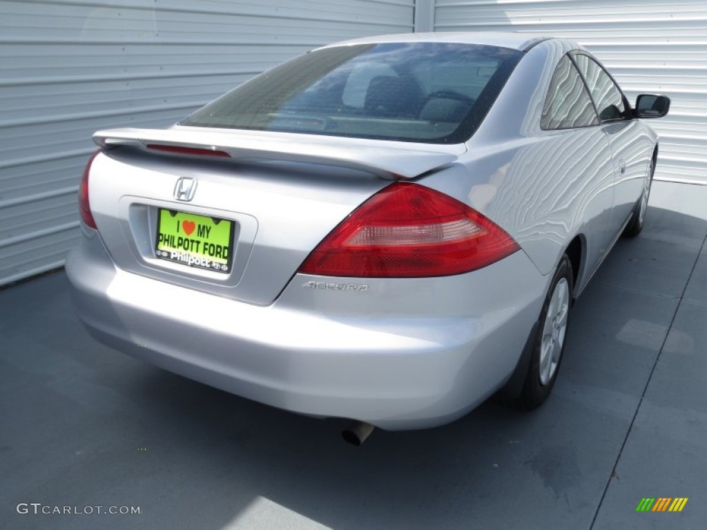 2003 Accord LX Coupe - Satin Silver Metallic / Black photo #3