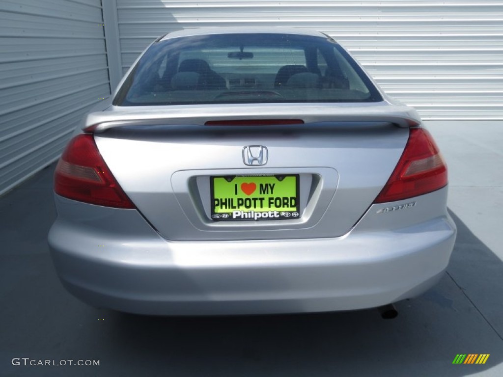 2003 Accord LX Coupe - Satin Silver Metallic / Black photo #4