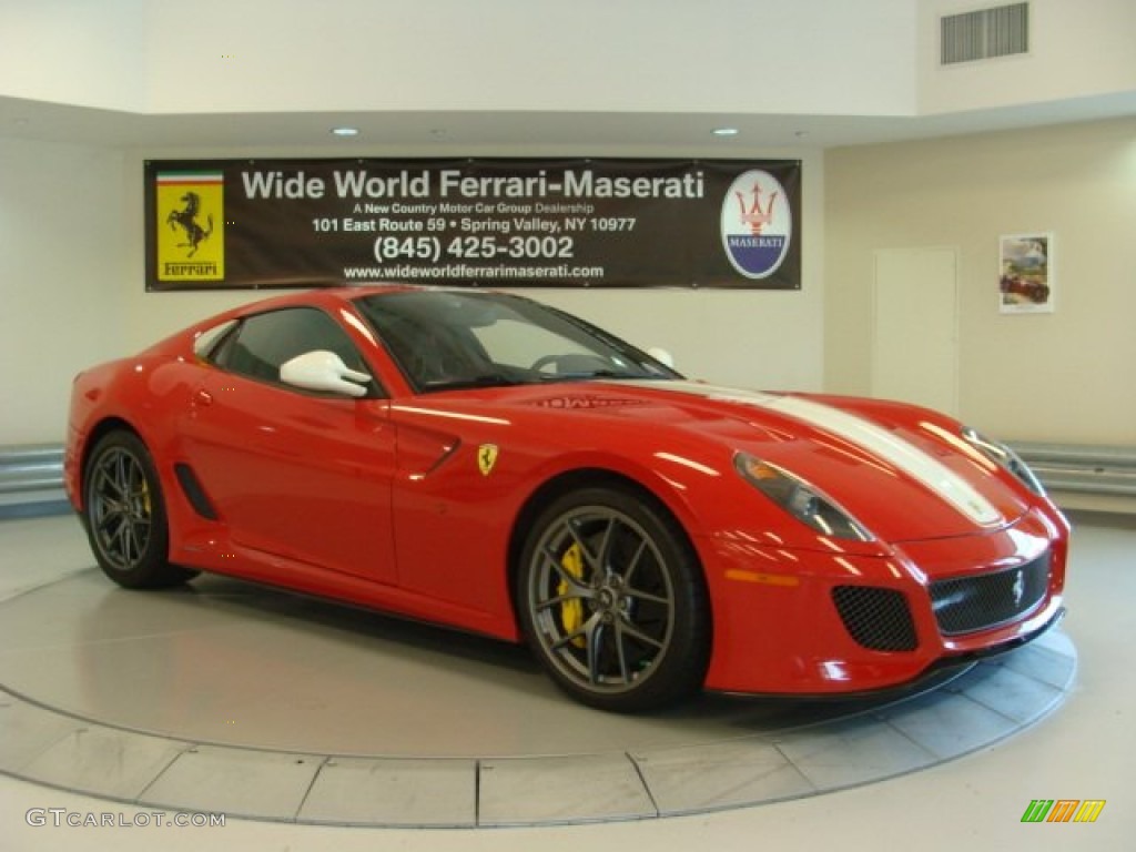 2011 599 GTO - Rosso Corsa (Red) / Black photo #1