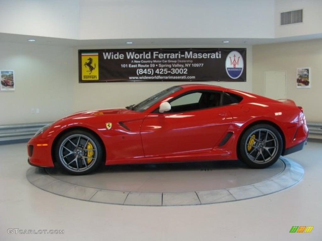 2011 599 GTO - Rosso Corsa (Red) / Black photo #4