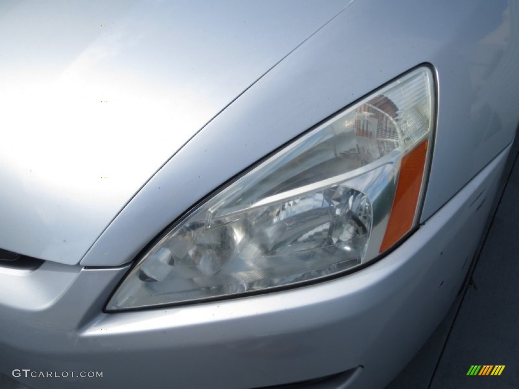 2003 Accord LX Coupe - Satin Silver Metallic / Black photo #8