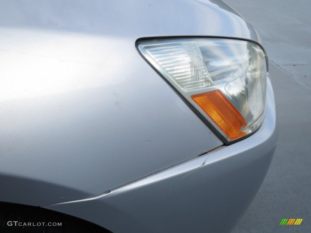 2003 Accord LX Coupe - Satin Silver Metallic / Black photo #14