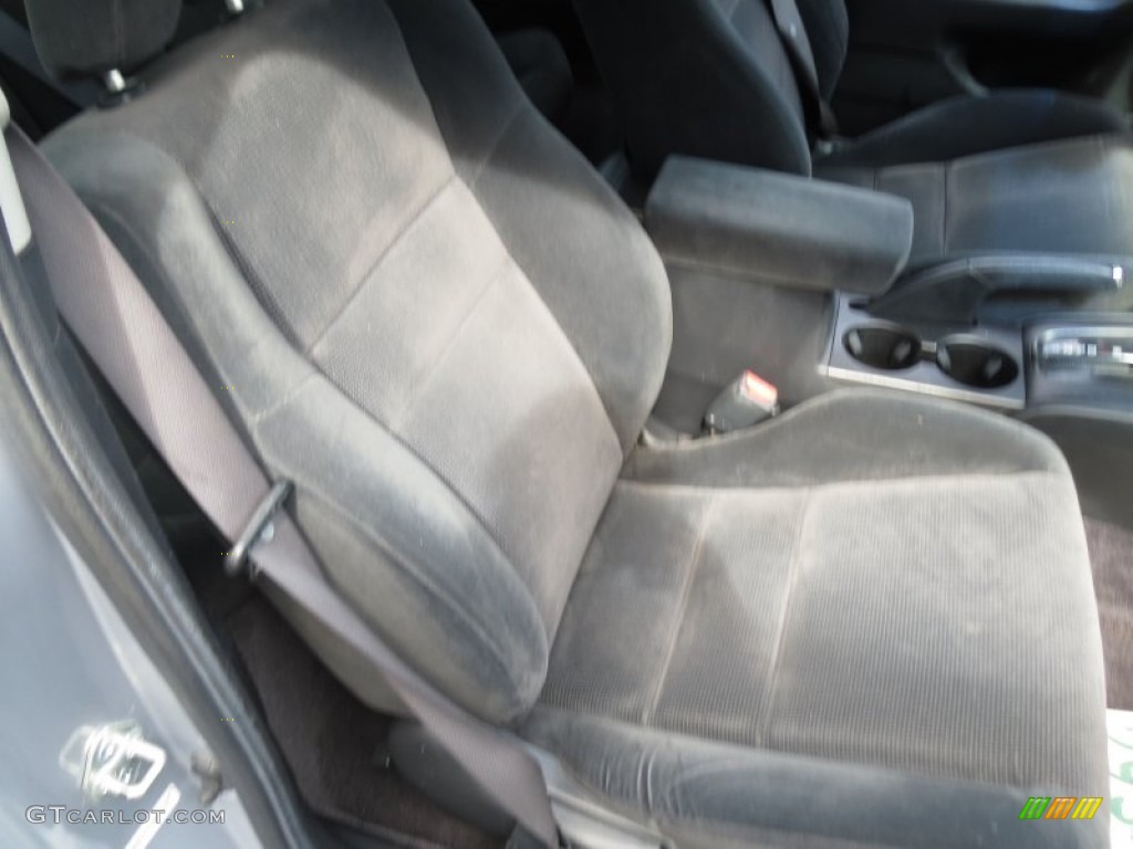 2003 Accord LX Coupe - Satin Silver Metallic / Black photo #22