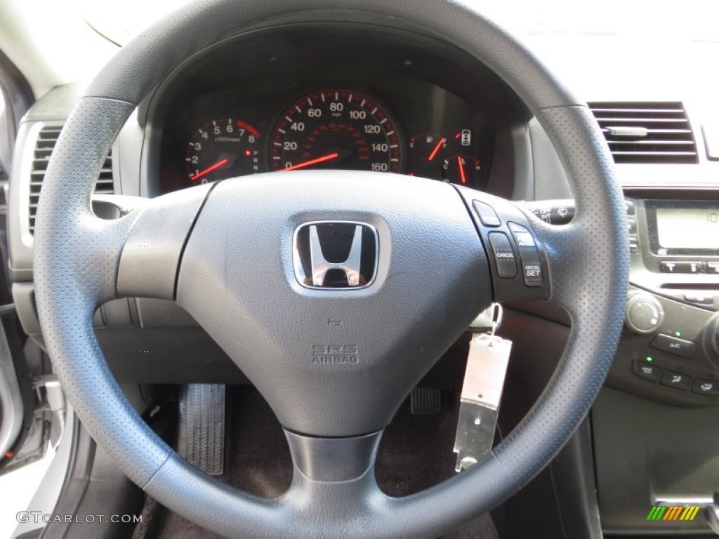 2003 Accord LX Coupe - Satin Silver Metallic / Black photo #30