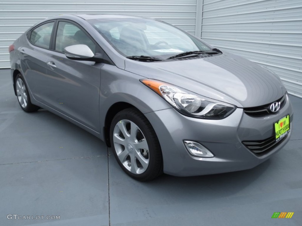 2013 Elantra Limited - Titanium Gray Metallic / Gray photo #1