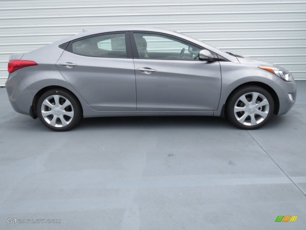 2013 Elantra Limited - Titanium Gray Metallic / Gray photo #2