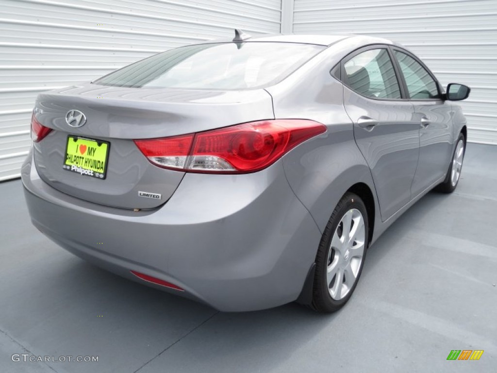 2013 Elantra Limited - Titanium Gray Metallic / Gray photo #3