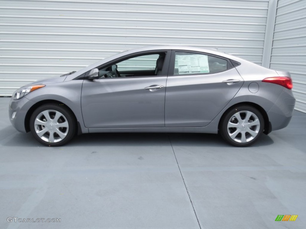 2013 Elantra Limited - Titanium Gray Metallic / Gray photo #5