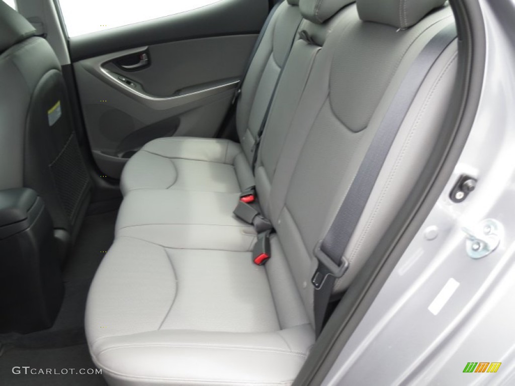 2013 Elantra Limited - Titanium Gray Metallic / Gray photo #20
