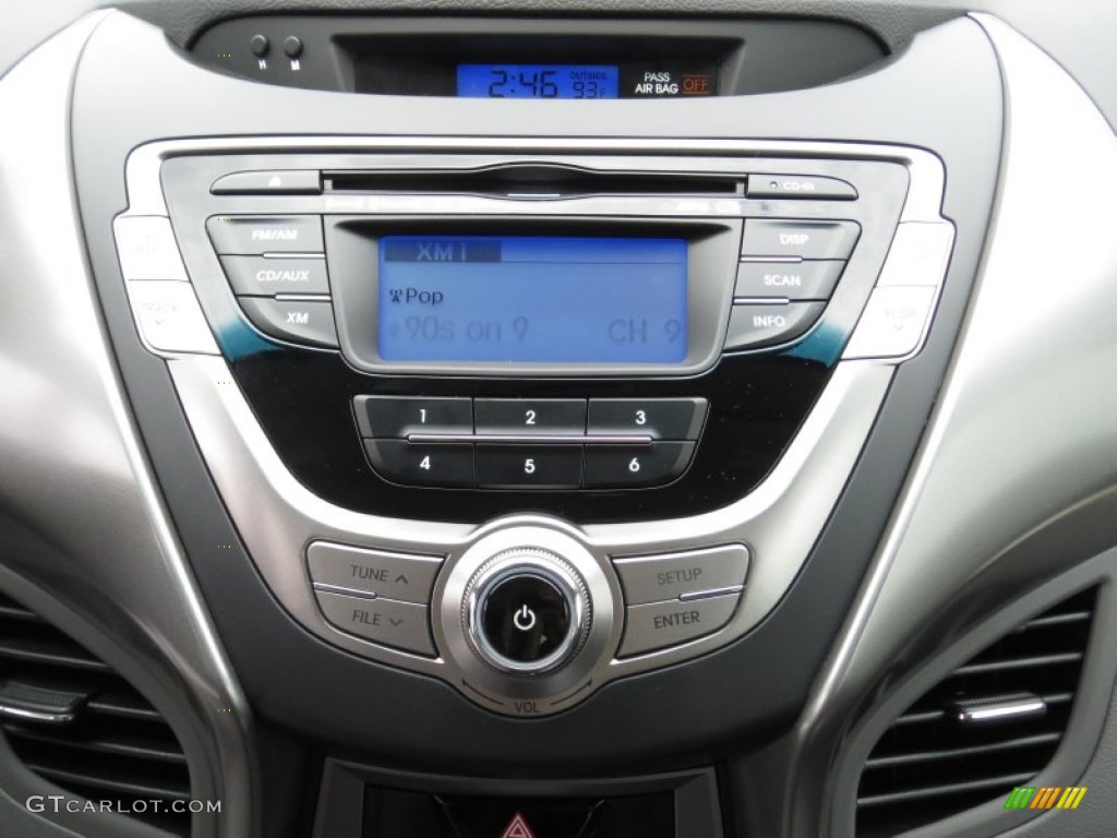 2013 Elantra Limited - Titanium Gray Metallic / Gray photo #28