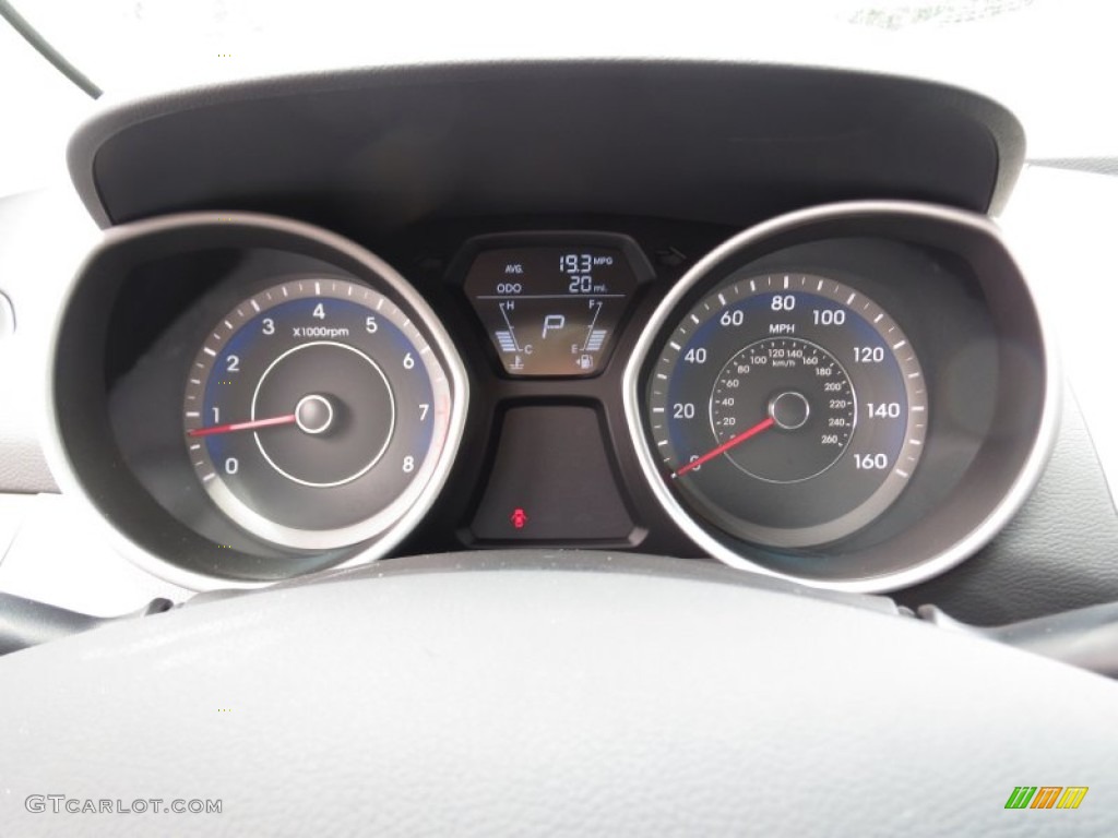 2013 Elantra Limited - Titanium Gray Metallic / Gray photo #32