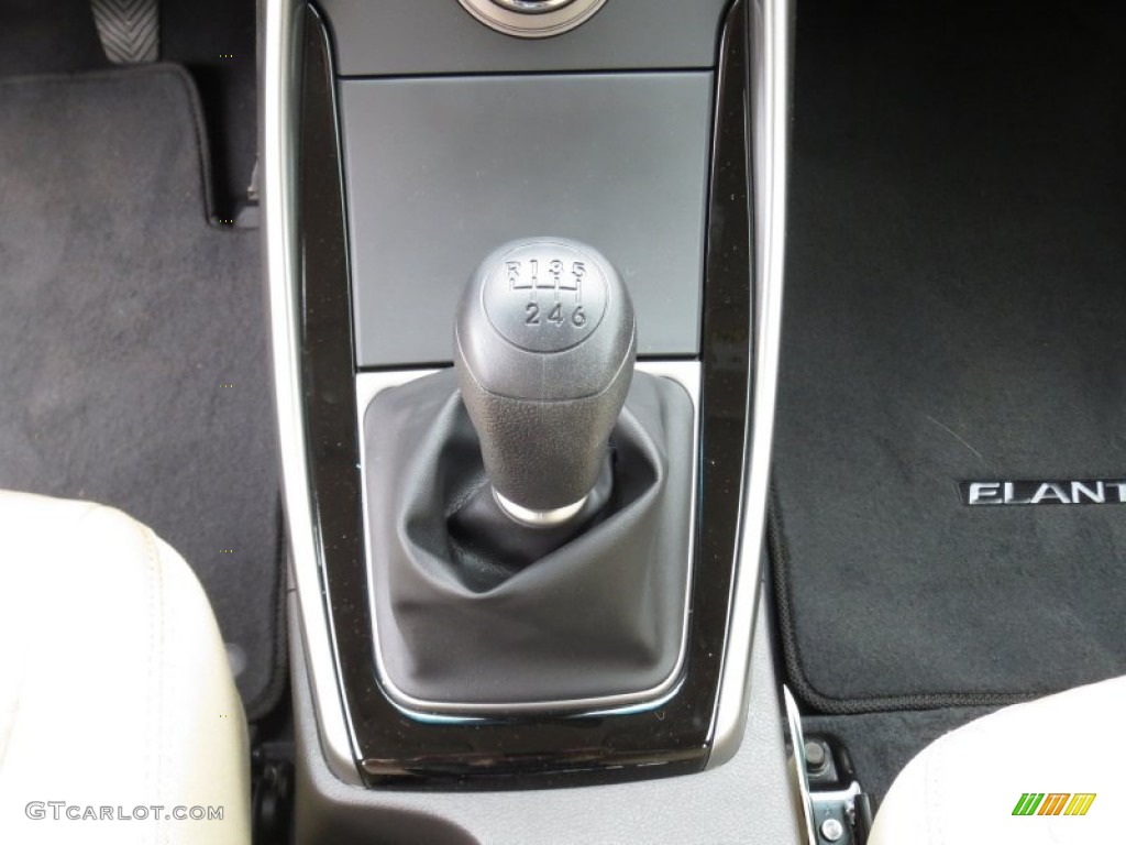 2013 Elantra GLS - Atlantic Blue / Beige photo #27