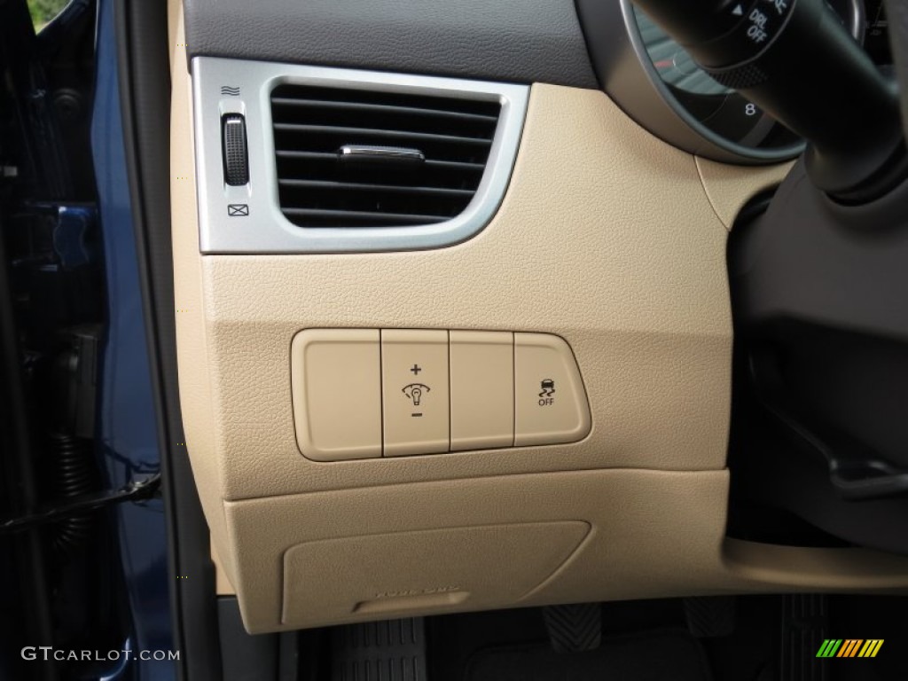2013 Elantra GLS - Atlantic Blue / Beige photo #30