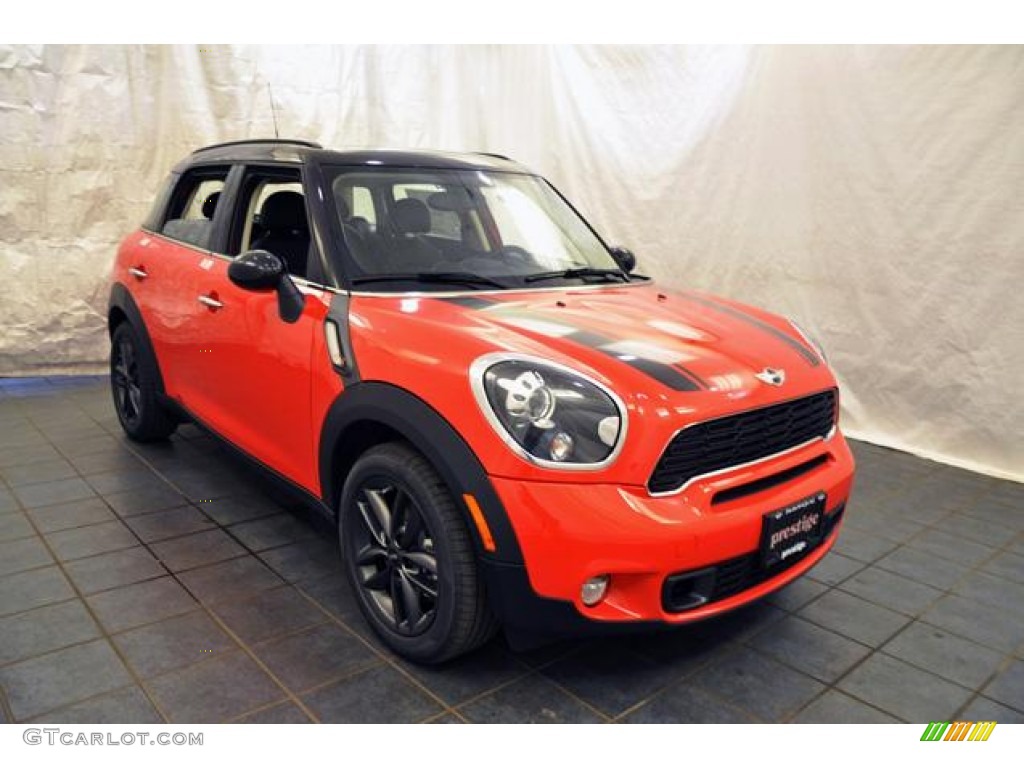 Pure Red 2012 Mini Cooper S Countryman Exterior Photo #70166240