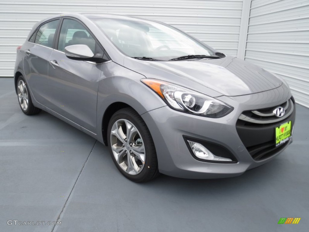 2013 Elantra GT - Titanium Gray Metallic / Black photo #1
