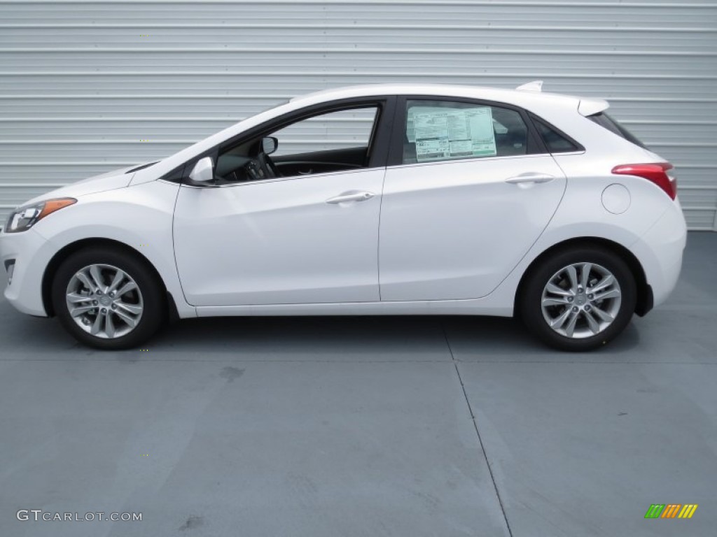 2013 Elantra GT - Monaco White / Beige photo #5