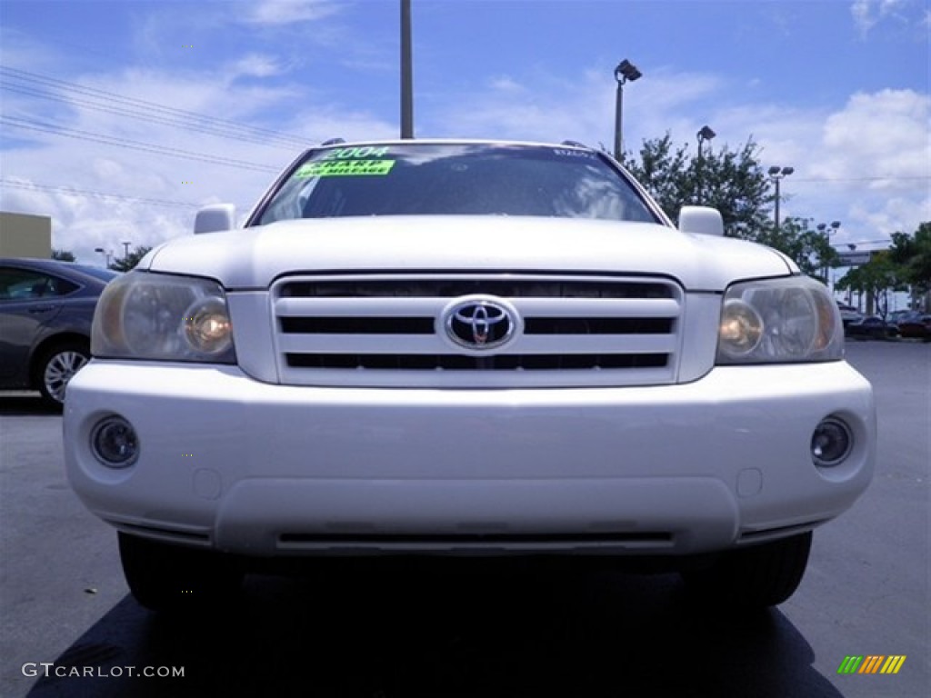 2004 Highlander Limited V6 - Super White / Ash photo #5