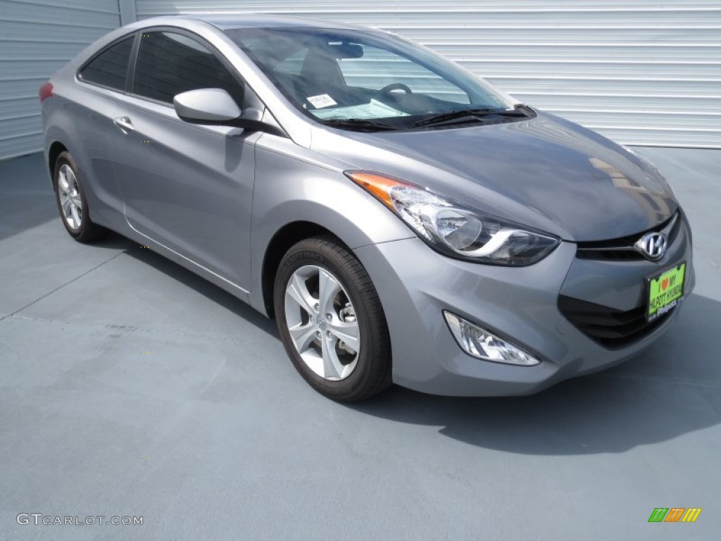 2013 Elantra Coupe GS - Titanium Gray Metallic / Gray photo #1